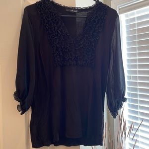 Will Smith Ruffled Top